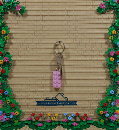 Lego® Brick 2x4 Keychains in Multiple Colors Perfect for Keys Charms Pendants Backpacks Custom Handmade