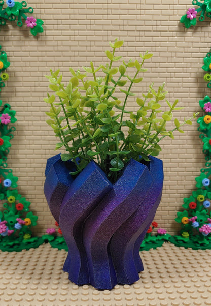 Twisted Plant Pot Multiple Colors Available