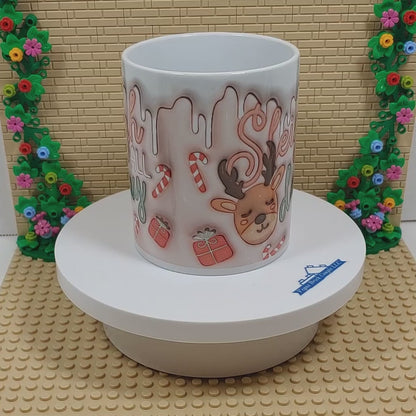 Cute Sleigh ALL day Christmas 11 oz Coffee Mug