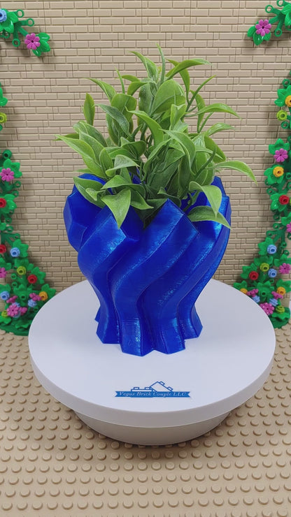 Twisted Plant Pot Multiple Colors Available